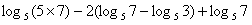 计算:log535-2log5+log57-log51.8;22+lg·lg5+。 计算:log535-2log5+log57-log51.8;22+lg·lg5+。