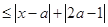 设f(x)=x2x+13,实数a满足|xa|<1,求证:|f(x)f(a)|<2(|a|+1). 设f(x)=x2x+13,实数a满足|xa|<1,求证:|f(x)f(a)|<2(|a|+1).