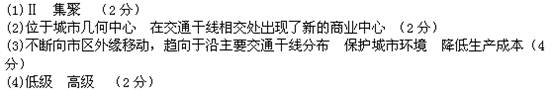 下图是某发达国家城市用地变化示意图,读图回答下列问题。(10分)在城市形成的第________阶段,由于同一类经济活动在城市空间上的________,开始 下图是某发达国家城市用地变化示意图,读图回答下列问题。(10分)在城市形成的第________阶段,由于同一类经济活动在城市空间上的________,开始