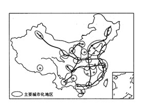 《十二五规划》提出:我国将构建以路桥通道、沿长江通道为两条横轴,以沿海、京哈京广、包昆通道为三条纵轴,以轴线上若干城市群为依托、其他城市化地区和城市为重要 《十二五规划》提出:我国将构建以路桥通道、沿长江通道为两条横轴,以沿海、京哈京广、包昆通道为三条纵轴,以轴线上若干城市群为依托、其他城市化地区和城市为重要