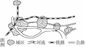 读“某城市略图”和“2005年该市各区域人口变动统计图”,完成下题。(注:人口迁移差额率为人口迁入与迁出的差额占总人口的比重)小题1:该城市的地域形态是A.组团 读“某城市略图”和“2005年该市各区域人口变动统计图”,完成下题。(注:人口迁移差额率为人口迁入与迁出的差额占总人口的比重)小题1:该城市的地域形态是A.组团