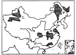 材料一:我国目前部分优势商品粮基地分布示意图材料二:下图是1990年以来我国土地利用类型变化示意图。图例说明:1、2.林草地—耕 材料一:我国目前部分优势商品粮基地分布示意图材料二:下图是1990年以来我国土地利用类型变化示意图。图例说明:1、2.林草地—耕