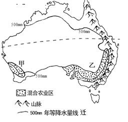 读“澳大利亚混合农业分布图”,回答题。1.关于图中混合农业区的叙述正确的是①小麦种植业和牧羊业混合经营②甘蔗、果树种植和养鱼有机结合③实行牧草与作物轮作④投入大 读“澳大利亚混合农业分布图”,回答题。1.关于图中混合农业区的叙述正确的是①小麦种植业和牧羊业混合经营②甘蔗、果树种植和养鱼有机结合③实行牧草与作物轮作④投入大