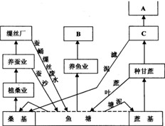 读我国珠江三角洲的基塘生产示意图,当地人民因地制宜,将甘蔗、果树、桑蚕的生产与养鱼有机结合,创造了一种形式新颖的农业生产模式,该模式是:( )①商品谷物农业②种 读我国珠江三角洲的基塘生产示意图,当地人民因地制宜,将甘蔗、果树、桑蚕的生产与养鱼有机结合,创造了一种形式新颖的农业生产模式,该模式是:( )①商品谷物农业②种