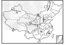 读下图,回答下列问题。写出下列地形名称:A是__________;D是___________;F是____ 读下图,回答下列问题。写出下列地形名称:A是__________;D是___________;F是____