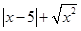若0<x<5,则=. 若0<x<5,则=.