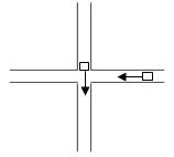 如图所示,两条公路互相垂直,在南北方向的公路上,汽车甲以8m/s的速度从北向南匀速行驶;在东西方向的公路上,汽车乙以6m/s的速度,从东向西匀速行驶。 如图所示,两条公路互相垂直,在南北方向的公路上,汽车甲以8m/s的速度从北向南匀速行驶;在东西方向的公路上,汽车乙以6m/s的速度,从东向西匀速行驶。
