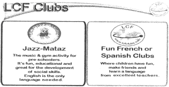 Welcome to LCF Language Clubs and Music & Gym Clubs● Learn with songs, stori Welcome to LCF Language Clubs and Music & Gym Clubs● Learn with songs, stori