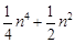 观察算式,探究规律:当n=1时,;当n=2时,;当n=3时,;当n=4时,;……那么与n的关系为A.B.C.D. 观察算式,探究规律:当n=1时,;当n=2时,;当n=3时,;当n=4时,;……那么与n的关系为A.B.C.D.