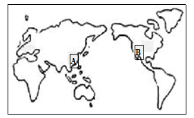 根据下图,回答问题。小题1:A地区农业地域类型的优越区位条件是A.农业机械化水平高B.日照充足,昼夜温差大C.热带雨林气候,水热充足D.农业劳动力充足小题2 根据下图,回答问题。小题1:A地区农业地域类型的优越区位条件是A.农业机械化水平高B.日照充足,昼夜温差大C.热带雨林气候,水热充足D.农业劳动力充足小题2