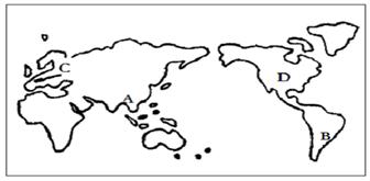读世界地图,回答有关问题。(1)A地区的主要农业地域类型是__________ 。这里________灾害频繁,故水利工程量大;这里的机械化水平和科技 读世界地图,回答有关问题。(1)A地区的主要农业地域类型是__________ 。这里________灾害频繁,故水利工程量大;这里的机械化水平和科技