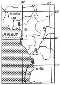 中非合作源远流长,2006年11月召开的中非合作论坛北京峰会又将中非合作推向了新的里程。根据材料,完成下列问题:材料一非洲局部区域图。材料二中非在能源领域、农业 中非合作源远流长,2006年11月召开的中非合作论坛北京峰会又将中非合作推向了新的里程。根据材料,完成下列问题:材料一非洲局部区域图。材料二中非在能源领域、农业