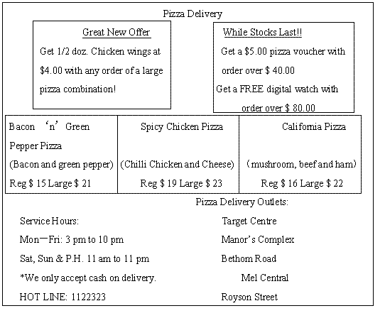 根据短文内容,选择最佳答案。1. How much is it if I want to buy a large spicy c 根据短文内容,选择最佳答案。1. How much is it if I want to buy a large spicy c