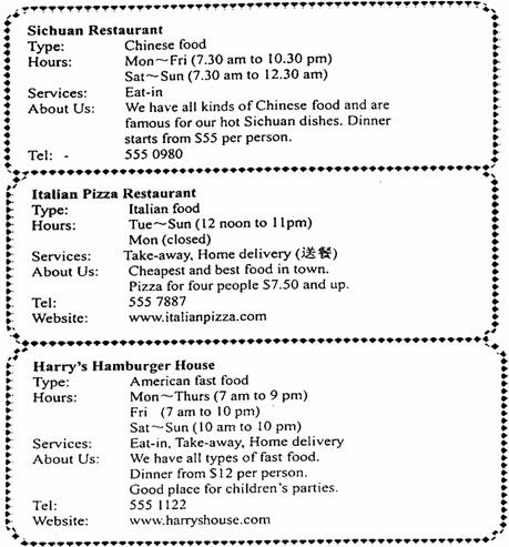 阅读理解。1. If you want to buy breakfast on your way to school in the morning 阅读理解。1. If you want to buy breakfast on your way to school in the morning