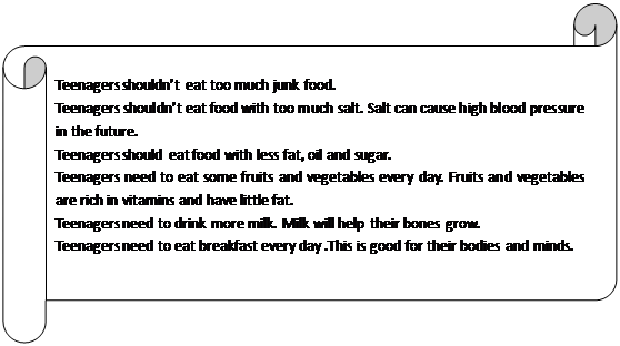Parents today also worry about their children’s diets. Some doctors give the fol Parents today also worry about their children’s diets. Some doctors give the fol