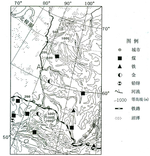 下图示意世界某国部分区域,回答下列问题。分析图中沼泽地的形成原因。评价图示地区铁路线布局的合理性。至今我国与图示国家 下图示意世界某国部分区域,回答下列问题。分析图中沼泽地的形成原因。评价图示地区铁路线布局的合理性。至今我国与图示国家