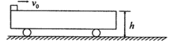 一质量m=50kg的滑块,以vo =10m/s的初速度从左端冲上静止在光滑的水平面上的长为L=12m,高为h=12.5m的平板车,滑块与车间的动摩擦因 一质量m=50kg的滑块,以vo =10m/s的初速度从左端冲上静止在光滑的水平面上的长为L=12m,高为h=12.5m的平板车,滑块与车间的动摩擦因