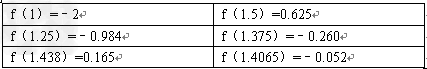 若函数f=x3+x2﹣2x﹣2的一个正数零点附近的函数值用二分法逐次计算,参考数据如下表:那么方程x3+x2﹣2x﹣2=0的一个近似根(精确到 若函数f=x3+x2﹣2x﹣2的一个正数零点附近的函数值用二分法逐次计算,参考数据如下表:那么方程x3+x2﹣2x﹣2=0的一个近似根(精确到