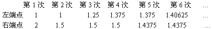 利用二分法求方程x2-2=0的一个正根的近似值(精确到0.1). 利用二分法求方程x2-2=0的一个正根的近似值(精确到0.1).