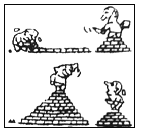 下列俗语与下面漫画寓意相近的是A.旁观者清,当局者迷B.差之毫厘,谬以千里 C.人无远虑,必有近忧D.不入虎穴,焉得虎子 下列俗语与下面漫画寓意相近的是A.旁观者清,当局者迷B.差之毫厘,谬以千里 C.人无远虑,必有近忧D.不入虎穴,焉得虎子