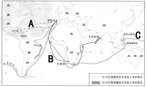 阅读下列材料。材料一:新航路开辟示意图材料二:“在哥伦布到达新大陆近300年以后,一个独立的多民族国家在北美诞生了!一个新兴的资 阅读下列材料。材料一:新航路开辟示意图材料二:“在哥伦布到达新大陆近300年以后,一个独立的多民族国家在北美诞生了!一个新兴的资