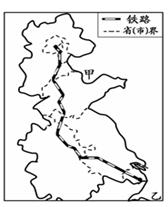 读“京沪高速铁路”及附近地区示意图,完成17—20题:小题1:京沪高速铁路沿途经过的省有A.京、沪、津、豫、鲁、苏 B.京、沪、冀、鲁、苏、皖C.京、 读“京沪高速铁路”及附近地区示意图,完成17—20题:小题1:京沪高速铁路沿途经过的省有A.京、沪、津、豫、鲁、苏 B.京、沪、冀、鲁、苏、皖C.京、