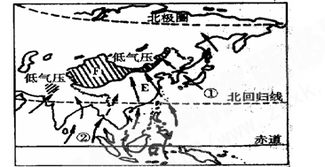 读“影响我国的季风示意图”,回答下列各题。根据气压和风向判断,这幅图反映的是影响我国的季风。①气流是风,来自洋。 ②气流是风,来 读“影响我国的季风示意图”,回答下列各题。根据气压和风向判断,这幅图反映的是影响我国的季风。①气流是风,来自洋。 ②气流是风,来