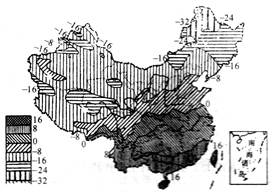 读“我国一月份平均气温分布图”,回答下列各题:(18分)从图中我国等温线的分布可以看出:一月0℃等温线大致沿 __一线分布,该线以北一月平均气温在 _℃以 读“我国一月份平均气温分布图”,回答下列各题:(18分)从图中我国等温线的分布可以看出:一月0℃等温线大致沿 __一线分布,该线以北一月平均气温在 _℃以