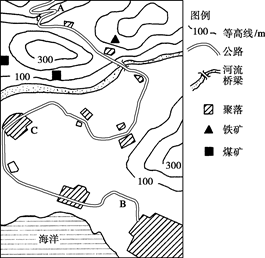 图是“华北地区某区域图”,根据所学知识,回答33~34题。小题1:图中公路有A、B两处弯曲,下列说法正确的是( )A.A处合理,公路在陡坡上呈“之”字形弯曲B 图是“华北地区某区域图”,根据所学知识,回答33~34题。小题1:图中公路有A、B两处弯曲,下列说法正确的是( )A.A处合理,公路在陡坡上呈“之”字形弯曲B