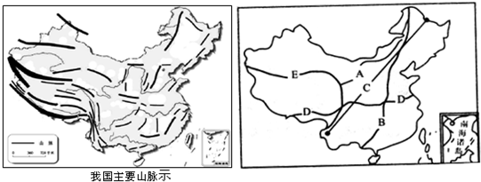 图说界线.根据图中信息和所学知识,判断正误,对的打“√”,错的打“×”.A线为季风区和非季风区分界线,大致经过小兴安岭-阴山-贺兰山.______B 魔方格