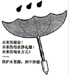 下图所示的公益广告,主题是倡导人们要A.坚持正确的价值取向,树立创新精神B.掌握系统优化的方法,实现污水净化C.坚持可持续的发展观,做到节约用水D.充分发挥主观 下图所示的公益广告,主题是倡导人们要A.坚持正确的价值取向,树立创新精神B.掌握系统优化的方法,实现污水净化C.坚持可持续的发展观,做到节约用水D.充分发挥主观