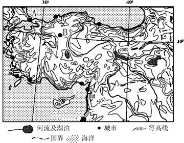 读材料,回答下列问题材料一:世界某国及其周边地区图材料二:B城附近的卡帕多奇亚拥有世界上梦幻般的地质景观。蘑菇石顶部岩石呈灰黑色,含有 读材料,回答下列问题材料一:世界某国及其周边地区图材料二:B城附近的卡帕多奇亚拥有世界上梦幻般的地质景观。蘑菇石顶部岩石呈灰黑色,含有