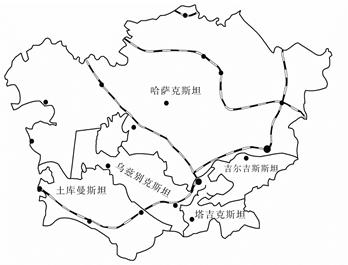 2013年9月,习近平主席出访中亚,在欧亚大陆的心脏地带发起共建“丝绸之路经济带”的重大倡议,引来各方广泛关注和热议。“丝绸之路经济带”是我国与中亚各国之间的一 2013年9月,习近平主席出访中亚,在欧亚大陆的心脏地带发起共建“丝绸之路经济带”的重大倡议,引来各方广泛关注和热议。“丝绸之路经济带”是我国与中亚各国之间的一
