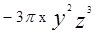 单项式的系数和次数分别是 A.-π,5B.-1,6C.-3π,6 D.-3,7 单项式的系数和次数分别是 A.-π,5B.-1,6C.-3π,6 D.-3,7