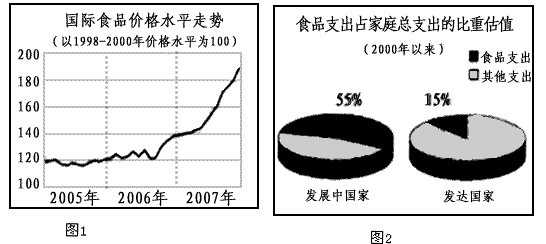 粮食问题引发全球广泛关注,我国高度重视粮食安全。材料一:材料二:2004—2007年我国粮食持续4年 粮食问题引发全球广泛关注,我国高度重视粮食安全。材料一:材料二:2004—2007年我国粮食持续4年