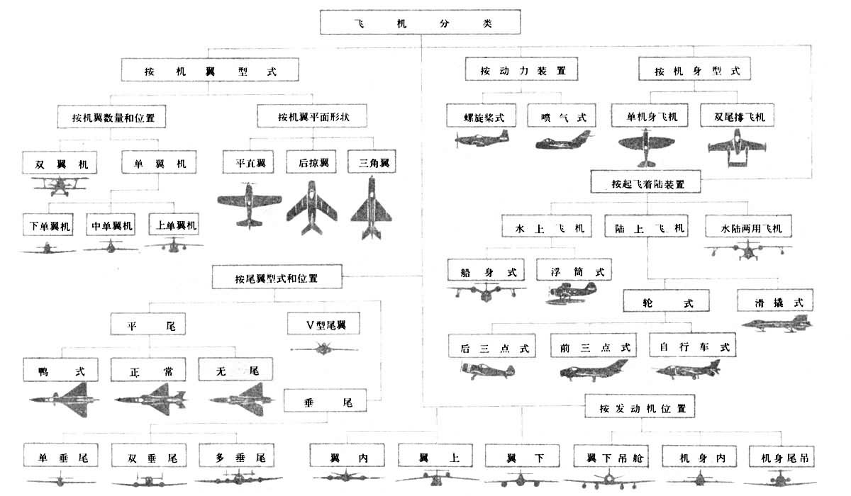 图1 飞机分类