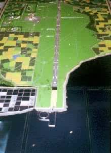 什么是飞机场工程? 厦门航空港飞行区全景(模型)