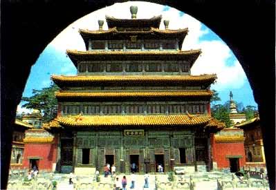 什么是承德外八庙? 承德普宁寺大乘阁,1755年建
