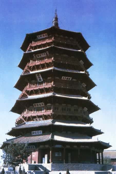 什么是中国古代木结构? 佛宫寺释迦塔(应县木塔),是中国古代木结构,位于山西应县,建于1056年
