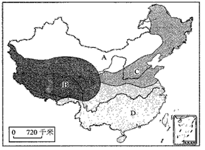 读图,写出图中字母所代表气候类型的名称。 读图,写出图中字母所代表气候类型的名称。