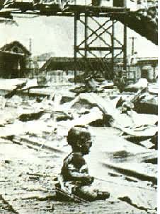 日本历史是什么? 日本飞机轰炸后的上海(1937)