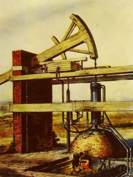 生产力是什么? 18世纪初的蒸汽机