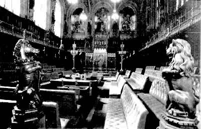 英国议会是什么? 英国上院内景