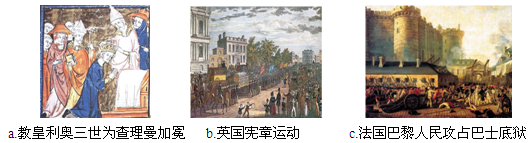 欧洲几千年的历史证明,世界历史在很大程度上深受欧洲的影响,并推动了整个世界文明的进程,将下列图片反映的历史事件按发生时间的先后排序正确的是A.acbB.cabC 欧洲几千年的历史证明,世界历史在很大程度上深受欧洲的影响,并推动了整个世界文明的进程,将下列图片反映的历史事件按发生时间的先后排序正确的是A.acbB.cabC