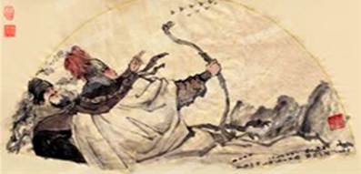 名著阅读。(6分)小题1:聚义梁山,“大块吃肉,大碗喝酒”。水浒英雄们喝酒后,通常会进行一些武术表演、比赛,各展其能,上图显示的是______ (人名)在梁山射 名著阅读。(6分)小题1:聚义梁山,“大块吃肉,大碗喝酒”。水浒英雄们喝酒后,通常会进行一些武术表演、比赛,各展其能,上图显示的是______ (人名)在梁山射