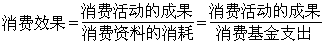 消费效果是什么? 公式 符号