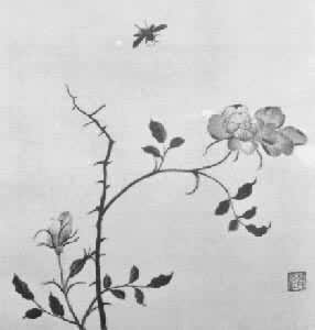 顾绣是什么? 韩希孟:《蔷薇蜜峰》(刺绣)