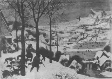 尼德兰美术是什么? 勃鲁盖尔:《雪中猎人》