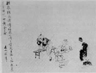 徐霖(1462~1538)是什么? 清吴友如画《绣襦记·教歌》