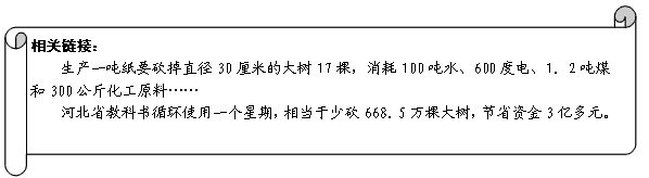 材料一:据了解,在美国,一本教材至少要有8个学生使用,平均寿命5年。另外,德国、日本、俄罗斯等国家,均实行教材循环制度。我国部分地区也开始实行教材循 材料一:据了解,在美国,一本教材至少要有8个学生使用,平均寿命5年。另外,德国、日本、俄罗斯等国家,均实行教材循环制度。我国部分地区也开始实行教材循